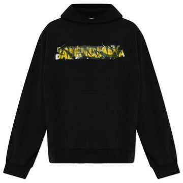 BALENCIAGA 26SS Mesh Spray Medium Fit Hoodie 160072461 [P]