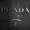 PRADA Nylon Logo Bowling Tote & Schultertasche Schwarz 160092684 [P]