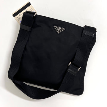 PRADA Nylon Dreieckslogo Crossbody Bag Schwarz (VA0053) 160092698 [P]
