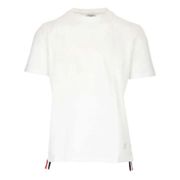 THOM BROWNE Klassisches Piqué Streifen T-Shirt 157159377 [P]