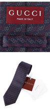 GUCCI 男性GGロゴシルクネクタイ 153241301 [P]