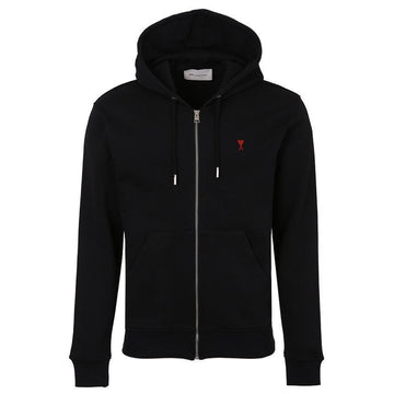 AMI Kapuzensweatjacke mit Herzlogo schwarz 155886041 [P]
