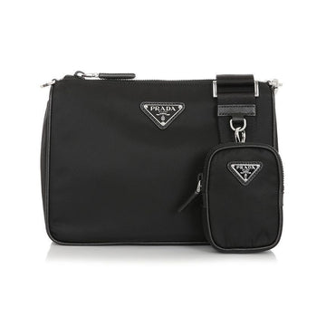 Prada Triangle Logo Tessuto Shoulder Bag 146865066 [P]