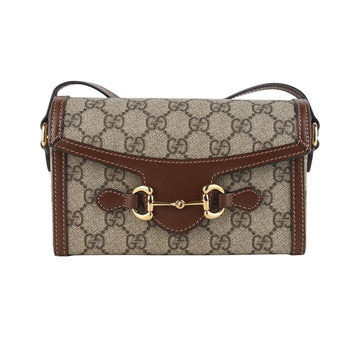 GUCCI GGスプリーム ホースビット 1955 ミニ クロスボディバッグ 37706Y 160101731 [P]