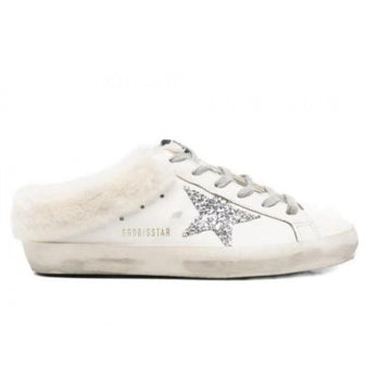 GOLDEN GOOSE スーパースターサボットシアリングライニンググリッタースタースニーカー 156799315 [P]