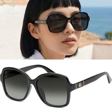 GUCCI Sonnenbrille GG0765SA Oversized Asian Fit Damenmode 126840943 [P]