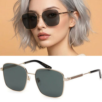 Gucci Oversized Square Sunglasses 126840465 [P]
