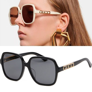 GUCCI サングラス GG1189SA オーバーサイズ アジアンフィット プラスチックフレーム 126840417 [P]