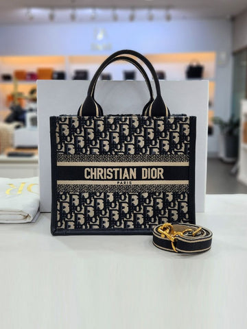 DIOR オブリーク スモール ブックトート ショルダーバッグ M1325CZBB 160104263 [P]
