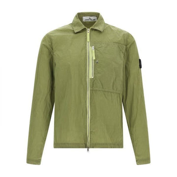 STONE ISLAND ナイロンメタルオーバーシャツ 156787651 [P]