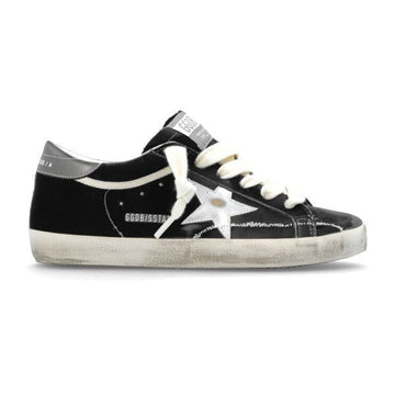 GOLDEN GOOSE ベルベットアッパーラミネーテッドスタースーパースタースニーカー 156787657 [P]