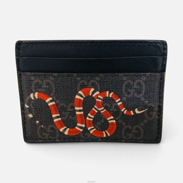 GUCCI 451277 GG Supreme Schlangen-Kartenetui 160105513 [P]