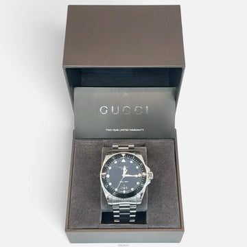 Gucci 136.3 Dive Black Dial Steel Men's Watch 160106189 [P]