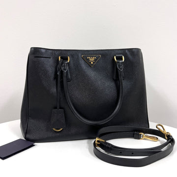 Prada Saffiano Tote Bag & Shoulder Bag Black 160106261 [P]