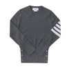 Thom Browne Cashmere Navy Women's Knit with 4-Bar Stripes 129127023 [P]
