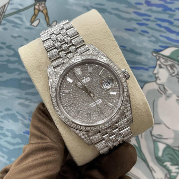 ROLEX Datejust 41mm Baguette Diamant Jubilee 126300 160106408 [P]
