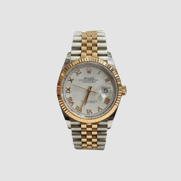 ROLEX Datejust 36 Weiß Roman 126231 160106574 [P]
