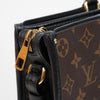 LOUIS VUITTON モノグラム キャンバス レザー トート/ショルダーバッグ MM サイズ ブラック 159760366 [P]