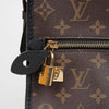 LOUIS VUITTON モノグラム キャンバス レザー トート/ショルダーバッグ MM サイズ ブラック 159760366 [P]