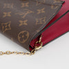 LOUIS VUITTON モノグラム・フローラ チェーン ウォレット クロスバック レッド 159885944 [P]