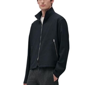 Hermes Long Sleeve Zipper Jacket Shirt H566140HZ6340 160106605 [P]