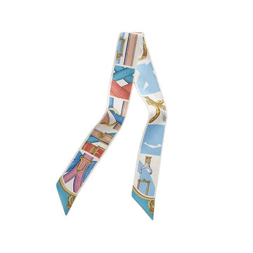 HERMES Schal aus Seide Twilly H064395S 01 160107130 [P]