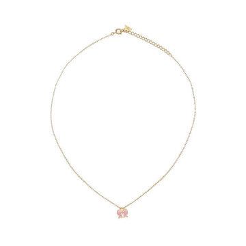 Wilhelmina Garcia Mini Petit Pink Ribbon Necklace 152739592 [P]
