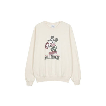 WILD DONKEY Unisex FG-MIKY-FOOTBALL Sweatshirt Natural 145692870 [P]