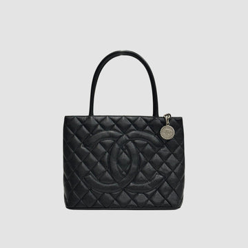 CHANEL Kaviar Coin Tote Bag 7. Generation 160107222 [P]