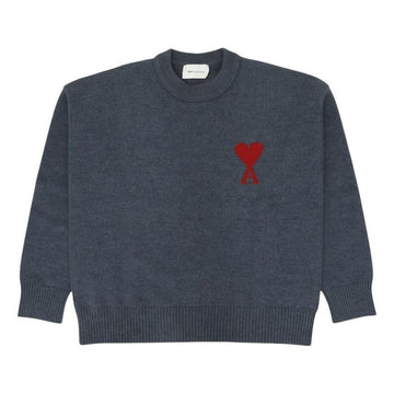 AMI Big Heart Logo Unisex Strickpullover UKS838 018 084 160080597 [P]