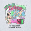 WILD DONKEY Unisex HAZARDS T-Shirt Header Grey 152890917 [P]