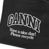 GANNI Großer Easy Shopper mit kontrastiertem Logo und Taschen Phantom A7180-252 144596110 [P]