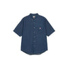 Danton Men's Dot Button Down Shirt Light Indigo 155887333 [P]