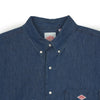 Danton Men's Dot Button Down Shirt Light Indigo 155887333 [P]