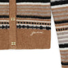 Ganni Women's Soft Wool Stripe Cardigan Brown K2235-177 94498952 [P]