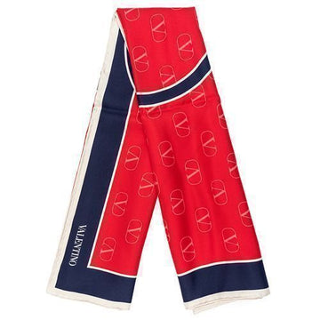 Valentino Silk Pallard Scarf 33783559 [P]