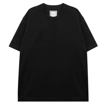 WOOYOUNGMI ブラックフラワーロゴTシャツ 156973752 [P]
