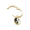 Wilhelmina Garcia Black Yin Yang Drop Earrings 152739562 [P]