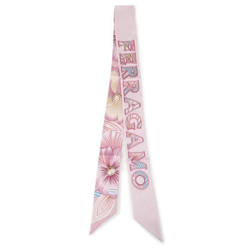 Salvatore Ferragamo Brezza Print Silk Scarf 32-1247-002 156973059 [P]