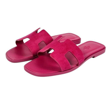 HERMES Damen Sandalen 375 Slipper aus Wildleder Ziegenleder H221208Z 160107774 [P]
