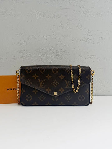Louis Vuitton Monogram Pochette Felicie Shoulder Bag M61276 160108257 [P]