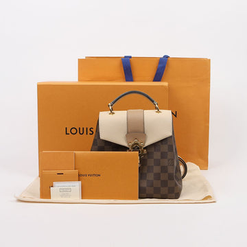 LOUIS VUITTON Damier Ébene Clapton Damen Tote Bag Rucksack 159705335 [P]