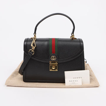 Gucci Small Ophidia Top Handle Shoulder Bag Black 159753264 [P]