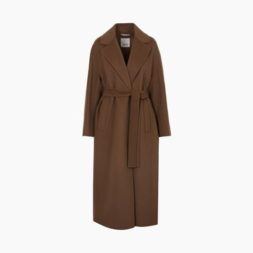 MaxMara Belted Coat in Virgin Wool 160108296 [P]