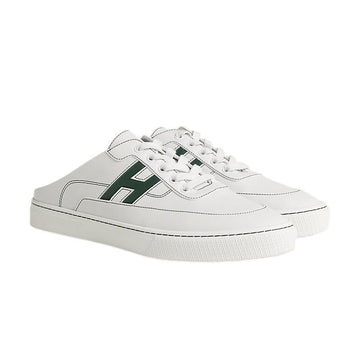 HERMES Sneaker Mules für Herren in Blanq und Grün H251913ZH14425 160108311 [P]