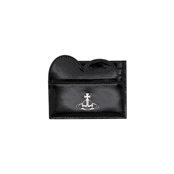 Vivienne Westwood Shiny Patent Heart Card Holder 158342882 [P]