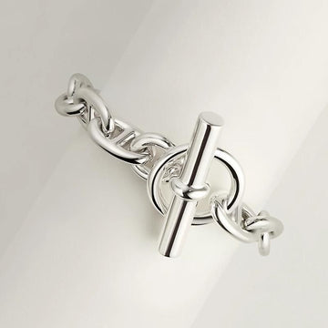HERMES Chaine d'ancre Armband Kette Silber Medium Modell Damenschmuck H101994B 00016 160108339 [P]