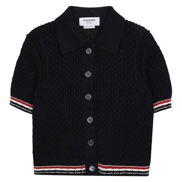 THOM BROWNE Kurzarm-Cardigan FKC694AY3062-415 158378670 [P]