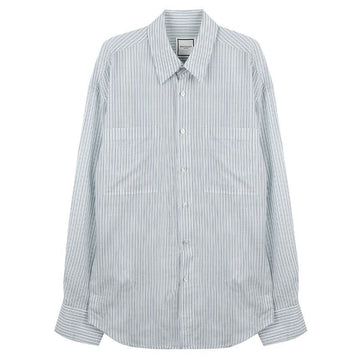 Wooyoungmi Stripe Logo Long Sleeve Shirt 156973766 [P]