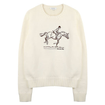 SPORTY & RICH Horse Graphic Knit 156973715 [P]